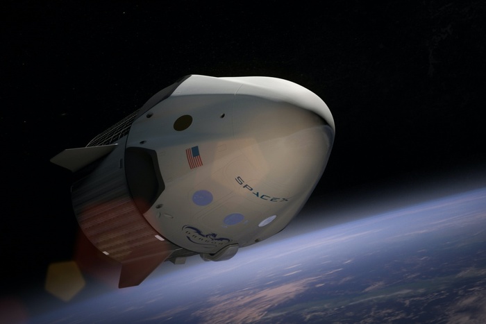 Crew Dragon компании SpaceX доставил астронавтов на МКС