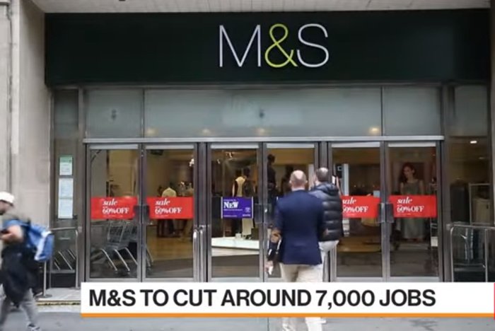 Marks & Spencer до конца года уволит 7000 сотрудников