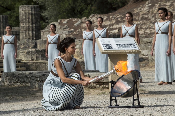 В Греции зажгли огонь к Олимпиаде-2018