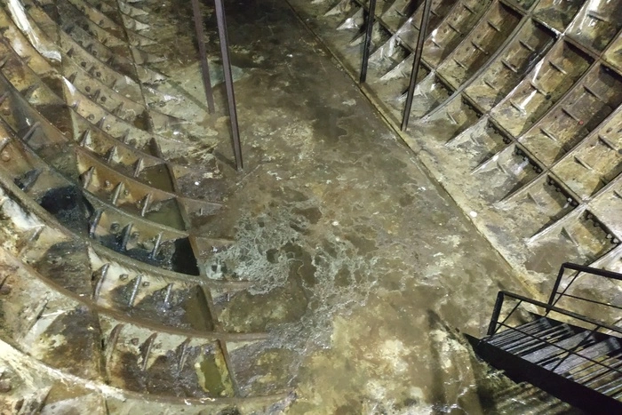 На станции «Площадь 1905 года» журналистам показали «железную пещеру» — вестибюль