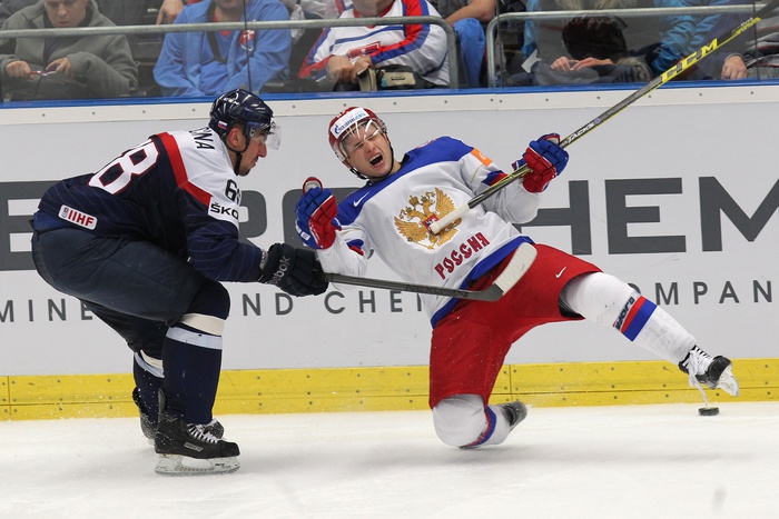 Россия обыграла Словакию и вышла в плей-офф ЧМ по хоккею