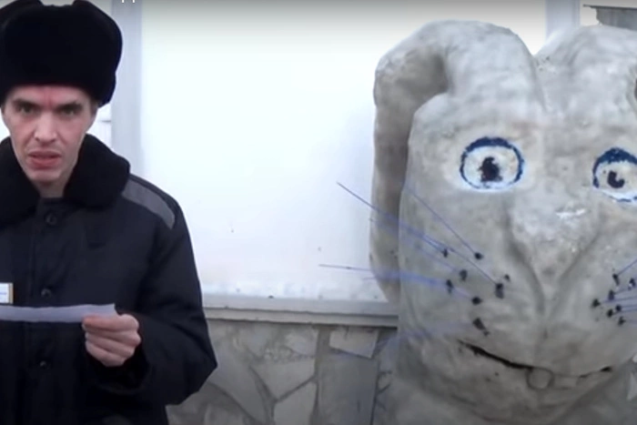 В екатеринбургской колонии прошел конкурс снежных фигур