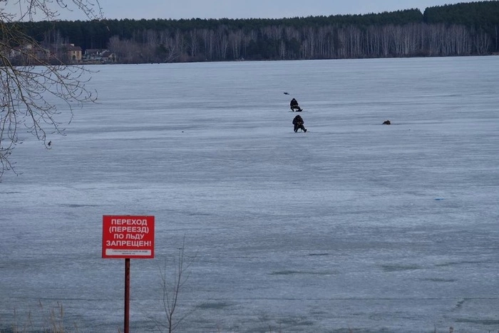 В Воронежской области провалившегося под лед ребенка унесло течением