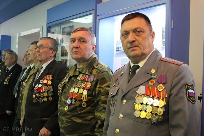 Воины-интернационалисты посетили свердловский главк МВД (ФОТО)