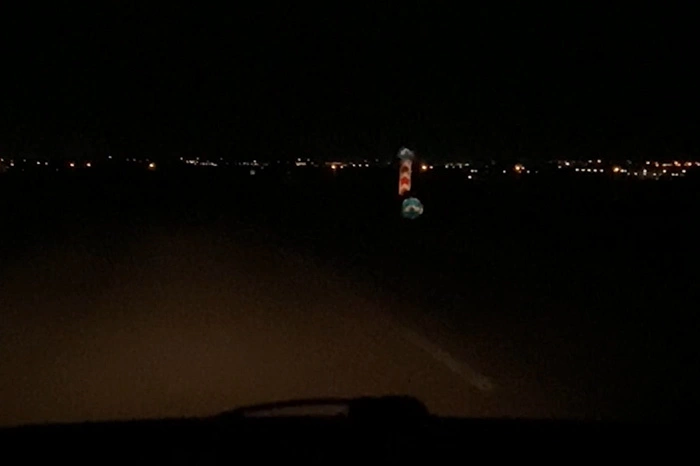 На участке ЕКАД пропало электричество