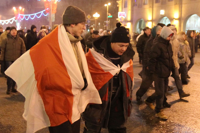 В Минске оппозиция вышла на марш против декрета о тунеядстве