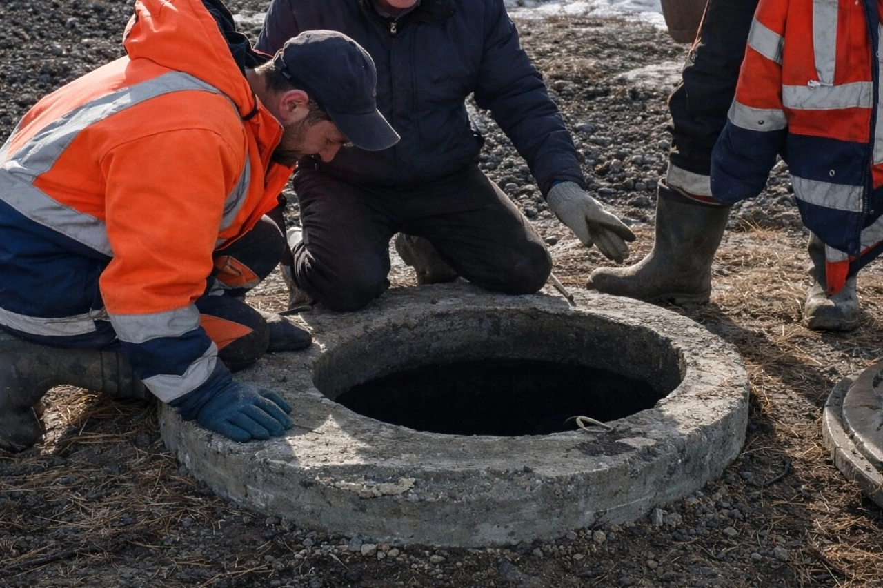 Из засорившейся канализации в Нижнем Тагиле достали ковер