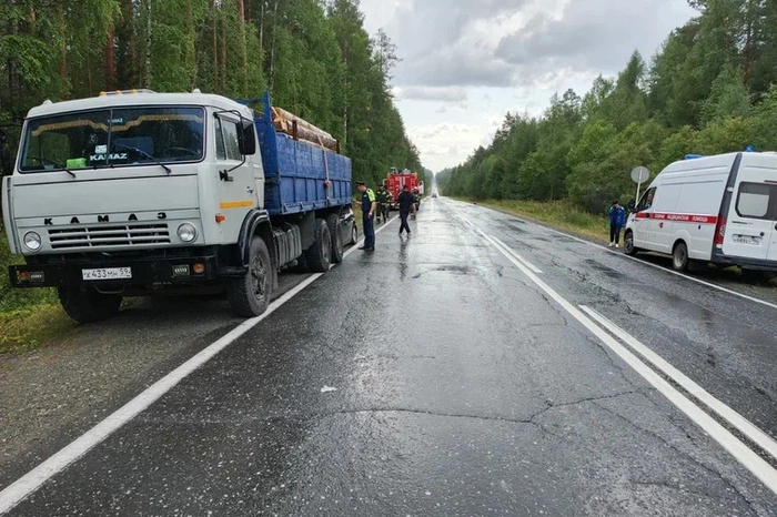 Водитель Focus погиб на свердловской трассе, залетев под лесовоз
