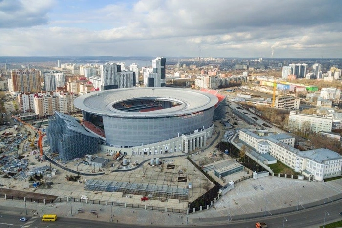 На «Екатеринбург-Арене» завершено благоустройство территории
