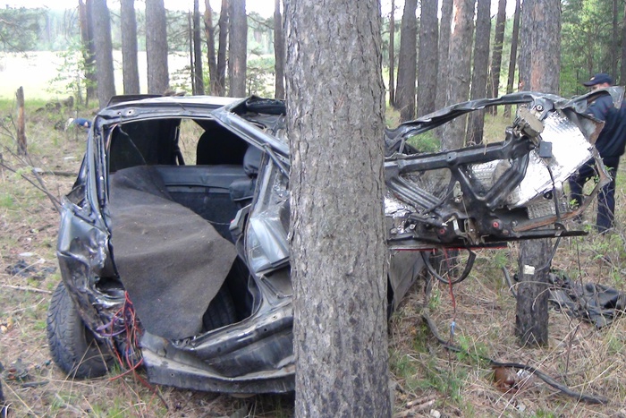 Два человека погибли при опрокидывании автомобиля под Артемовским