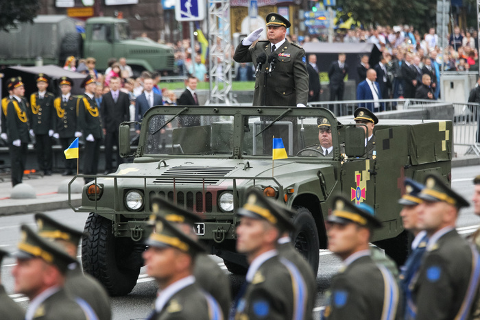 По Киеву на День независимости Украины пройдут иностранные военные