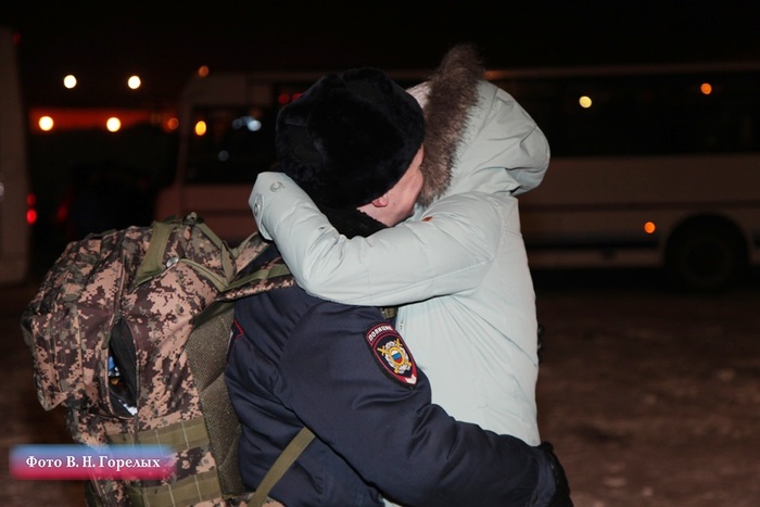 Отряд свердловских полицейских убыл на Кавказ