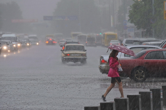 Екатеринбург ждут дождливые выходные