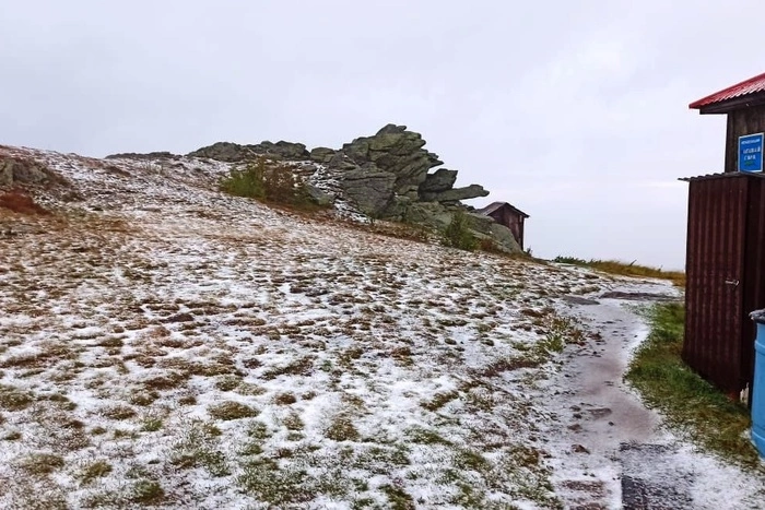 На Урале выпал снег