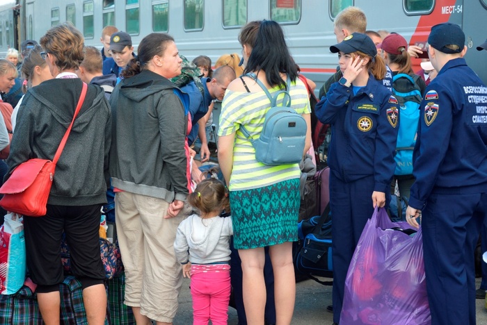 В Екатеринбург приехали беженцы из ЛНР и ДНР