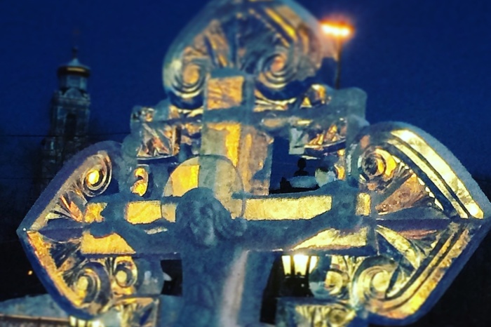 Стартовал Международный фестиваль ледовой скульптуры «Вифлеемская звезда»