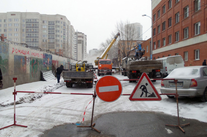 В Екатеринбурге жители дома в центре города на два дня остались без воды