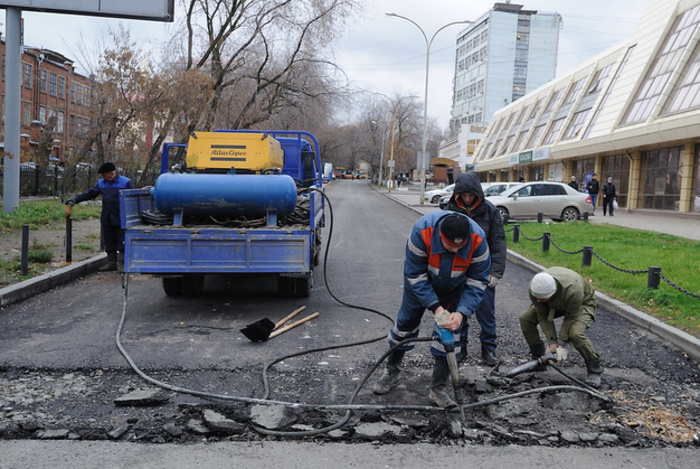 В Екатеринбурге начался ремонт дорог