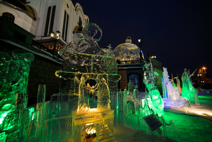 Фестиваль ледовой скульптуры «Вифлеемская звезда» глазами нашего фотографа