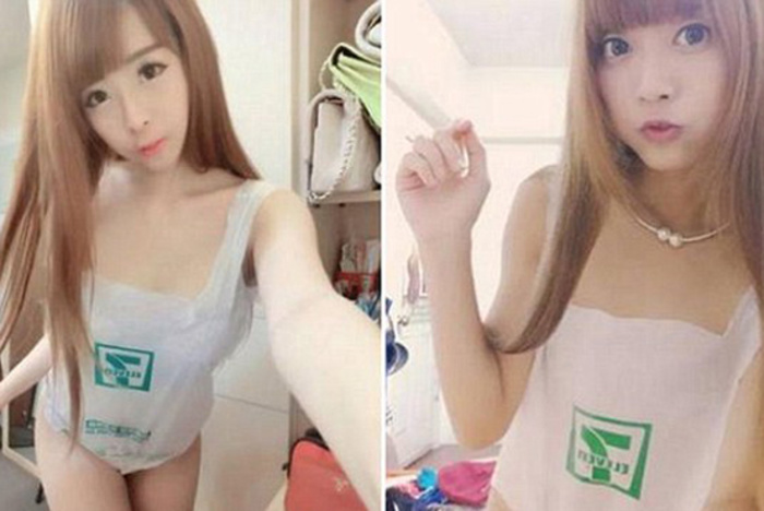 Тайваньские подростки вводят моду на селфи в пластиковых пакетах