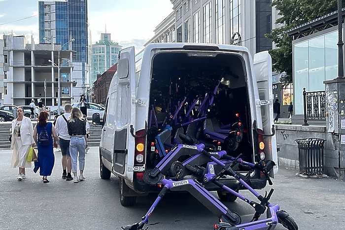 У Екатеринбурга заберут часть электросамокатов