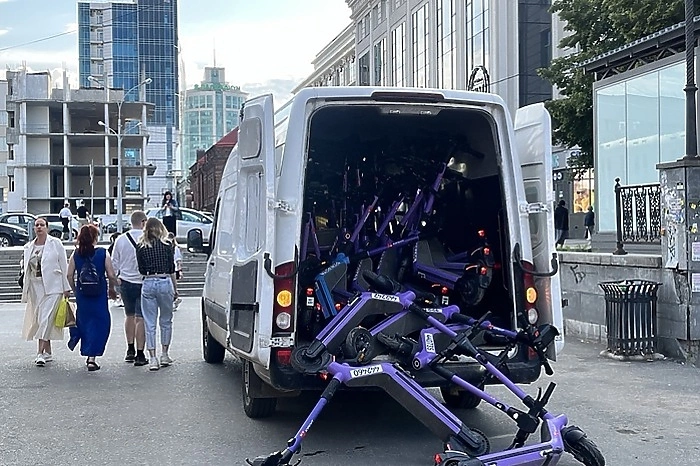 У Екатеринбурга заберут часть электросамокатов