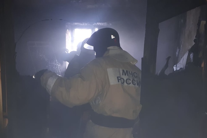В Екатеринбурге сотрудники МЧС спасли 8 детей из пожара в многоэтажном доме