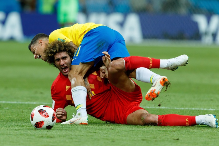 Футболисты Бельгии не пустили сборную Бразилии в полуфинал