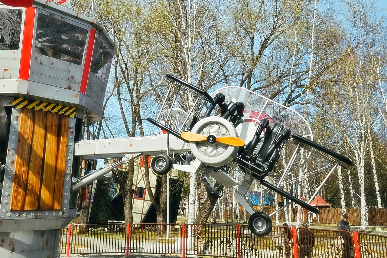 В парке Маяковского появился новый аттракцион