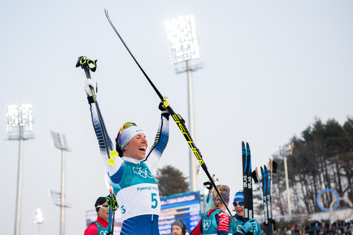 Шведская лыжница Калла выиграла первое золото Олимпиады