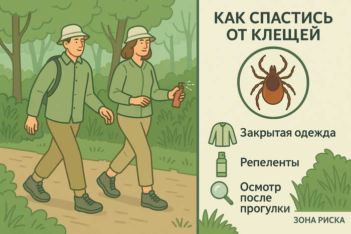 Клещей бояться — в лес не ходить? Эксперт «Пироговки» — о главных правилах защиты