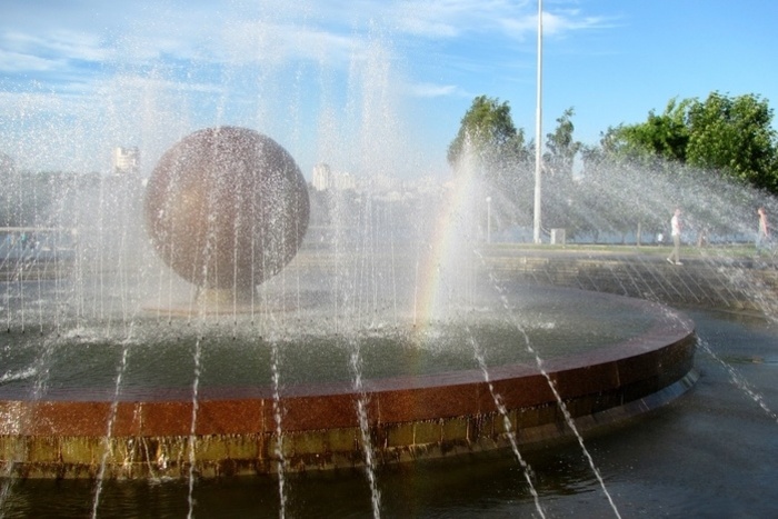 В Екатеринбурге «консервируются» фонтаны