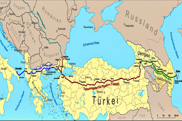 Названа дата запуска Трансанатолийского газопровода в обход России