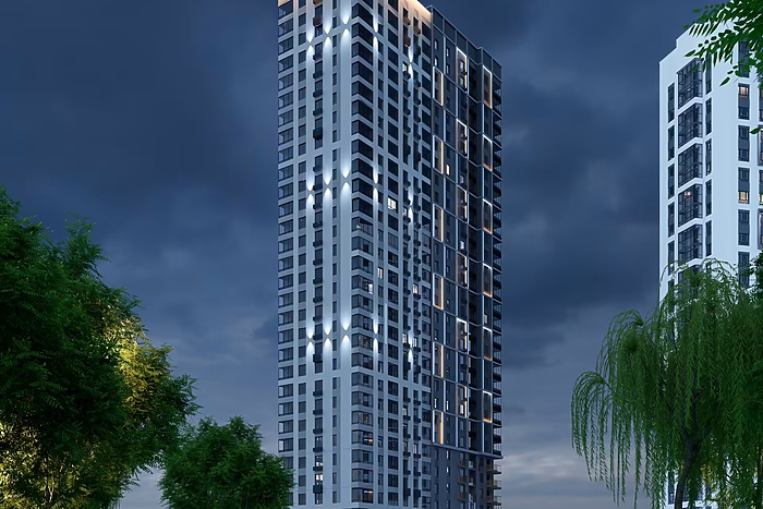Скандальный проект 34-этажной «свечки» на Ботанике появился на «Дом.рф»