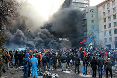 Оппозиционеры блокировали Минэнерго Украины
