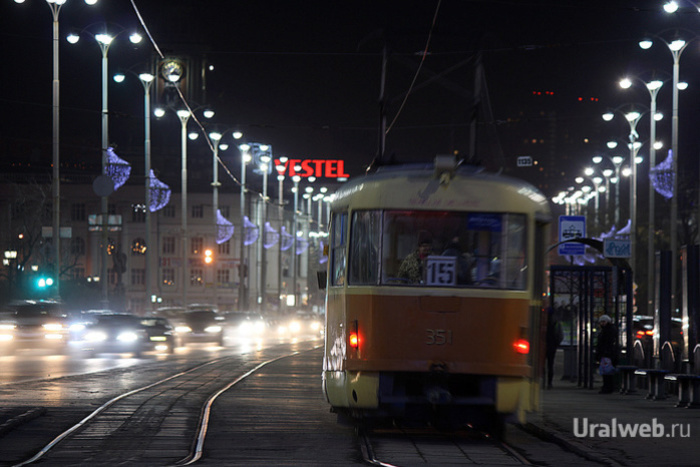 В праздничные выходные трамваи перестанут ходить на Шарташ