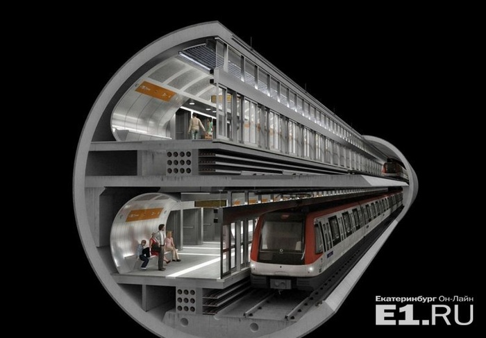 Вторую ветку метро хотят построить в двухуровневом тоннеле большого диаметра