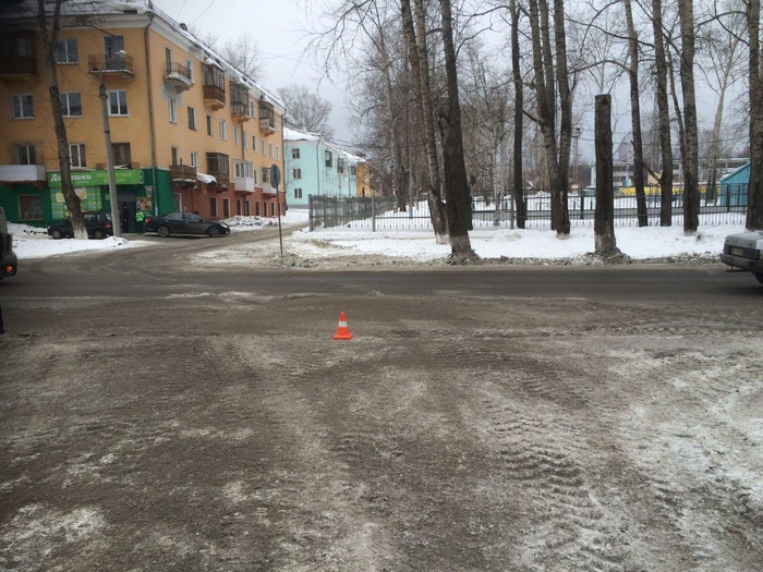 Место наезда на женщину-пешехода в Первоуральске