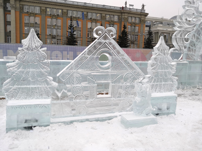 Ледовый городок. Екатеринбург, 2018-2019