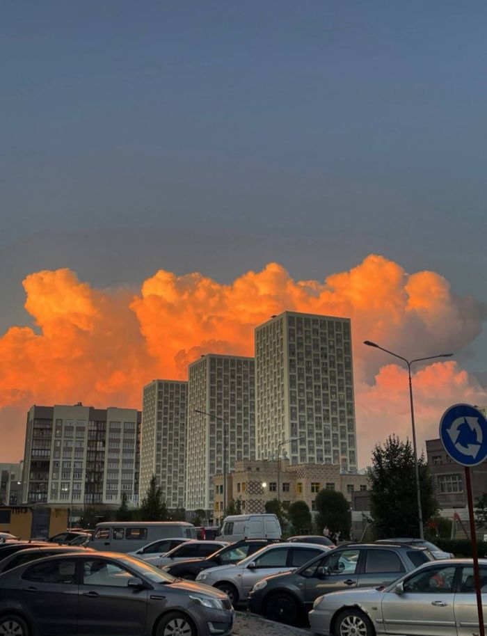 Вот так туча предстала взору нашей читательницы из района Академический