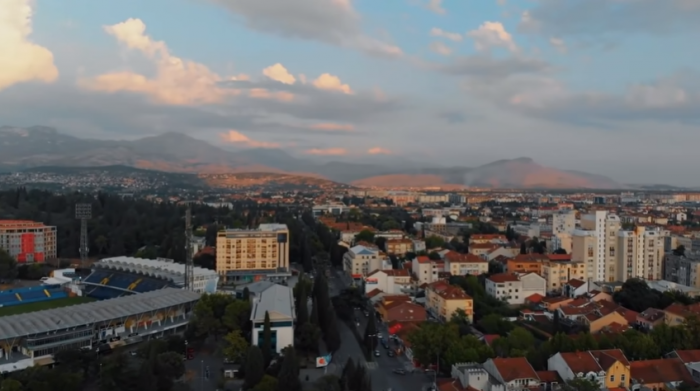 Столица Черногории Подгорица. Фото: скрин видео You Tube