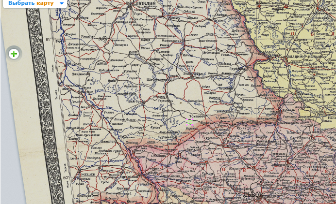 Фото: фрагмент карты Украинской ССР 1944 года/etomesto.ru