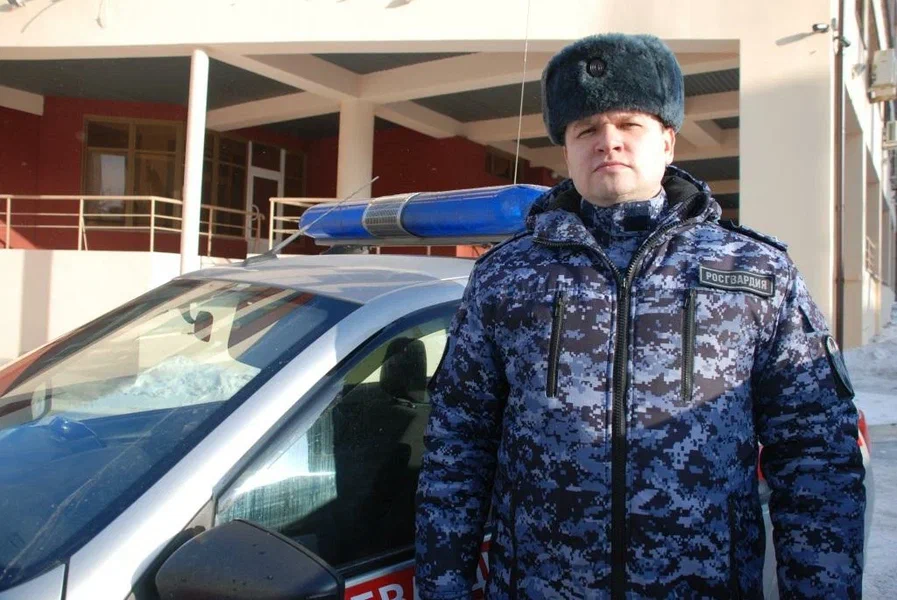 Лейтенант полиции Владимир Сыроежкин. Фото: пресс-служба Управления Росгвардии по Свердловской области 