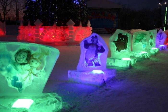 Ледовый городок в Бийске. Фото: с сайта АН Между строк