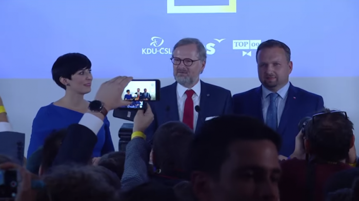 Кандидат в премьеры Чехии от оппозиционной коалиции Петр Фиала. Фото: скрин видео You Tube