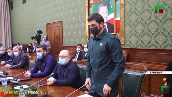 Руководитель администрации главы и правительства Чечни 28-летний Хас-Магомед Кадыров
