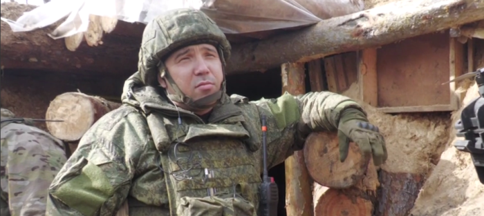 Полковник Вячеслав Макаров (позывной Барнаул), командовавший 4-й мотострелковой бригадой 2 Армейского корпуса. Фото: скрин видео Telegram