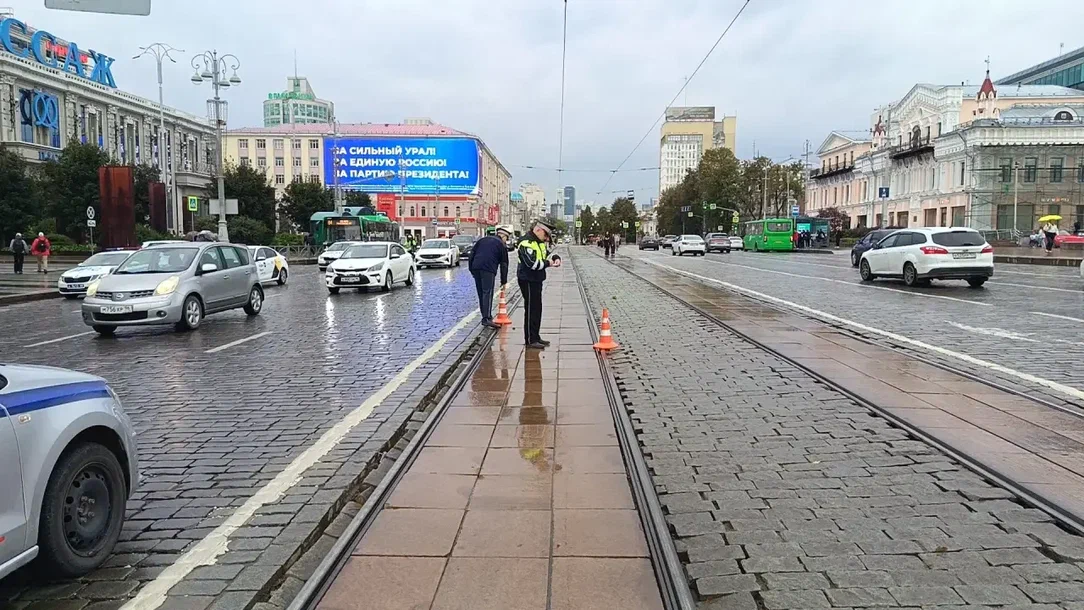 С места происшествия. Фото: Госавтоинспекция России по Екатеринбургу 