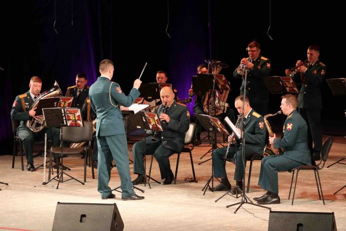 Оркестр Уральского округа Росгвардии дал отчетный концерт в Екатеринбурге
