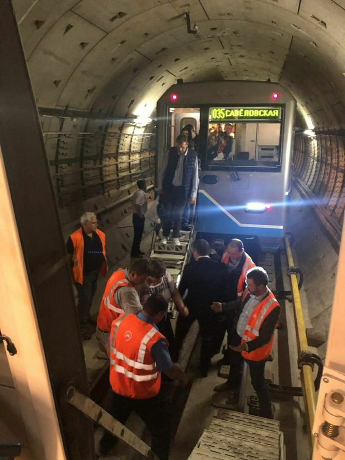 Эвакуация в метро Москвы, 21 мая 2019 года. Фото: globallookpress.com